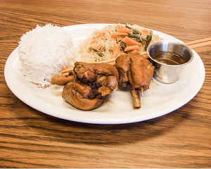 Adobo Chicken Plate